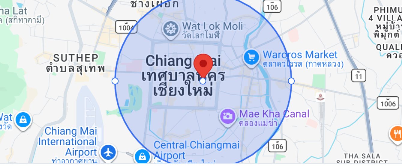 Chiang Mai pickup zone